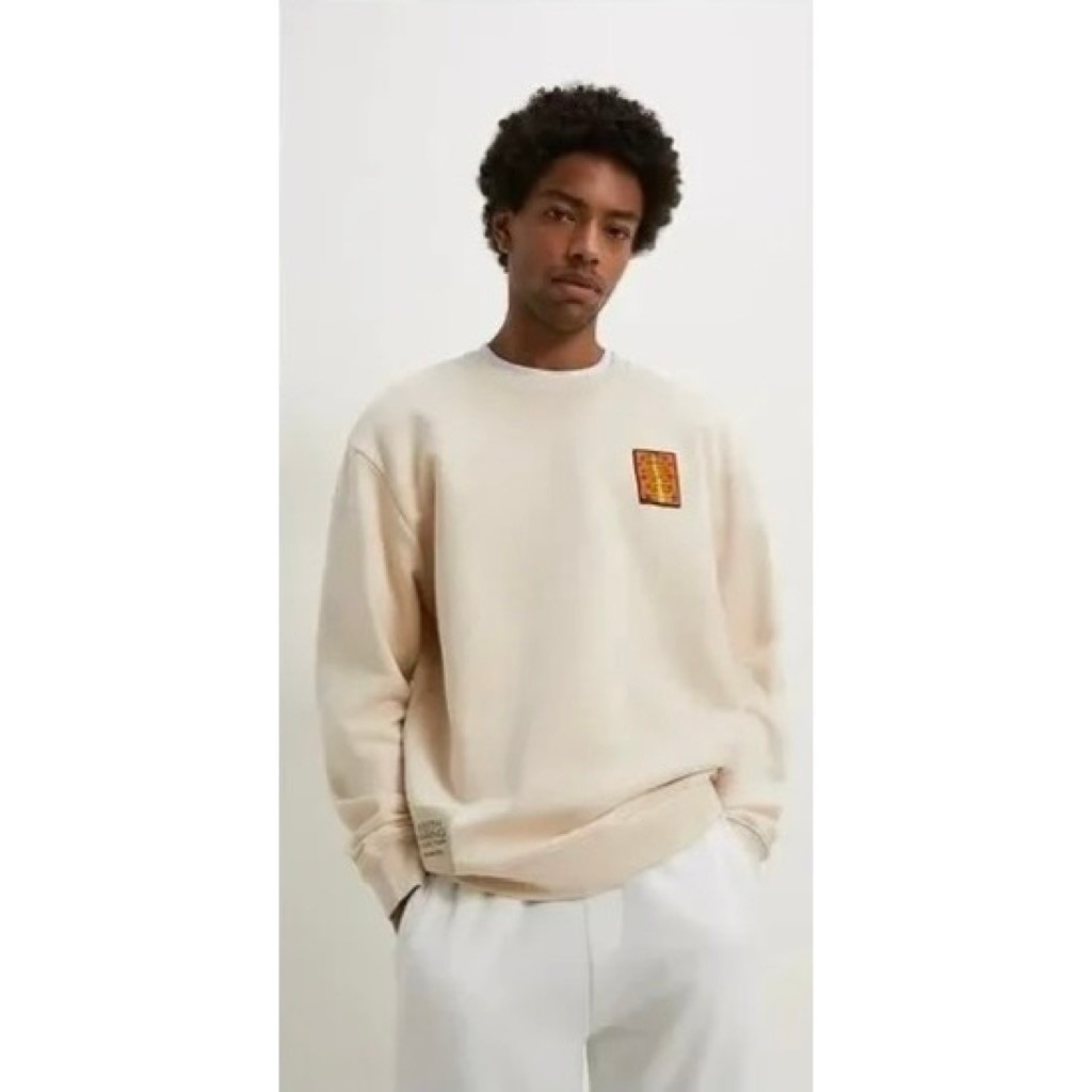 Nwt!! Zara X Keith Haring Foundation Patch Sweatshirt Streetwear Collaboration S